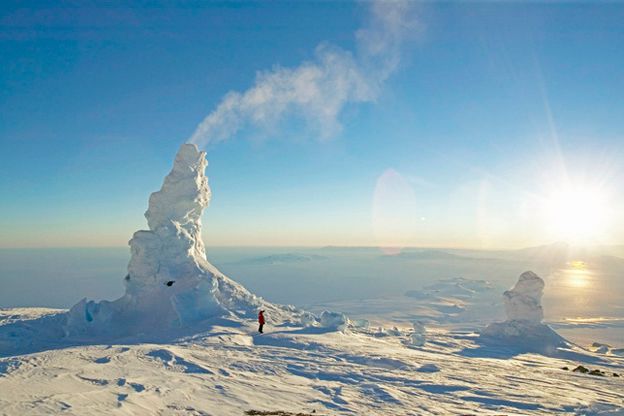Гора Эребус антарктида