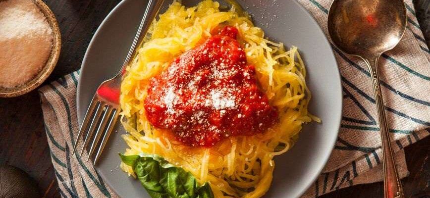 Тыквенные спагетти