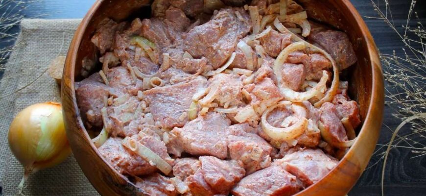 Рецепт маринада для шашлыка из свинины - 5 видов