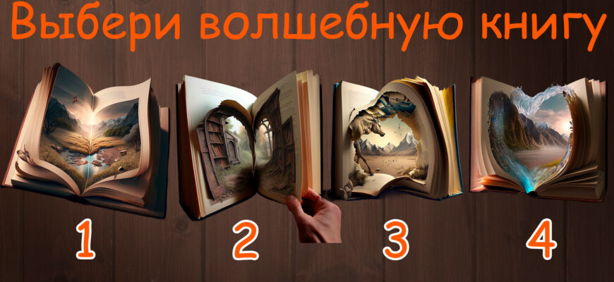 Тест. Выберите две книги жизни. Когда наступит поворотный момент в вашей жизни