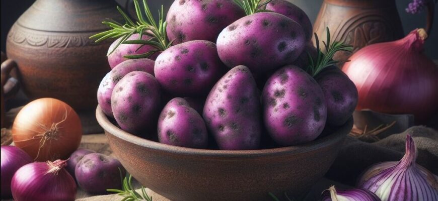 Фиолетовый картофель: Секреты здоровья и Новые вкусовые ощущения