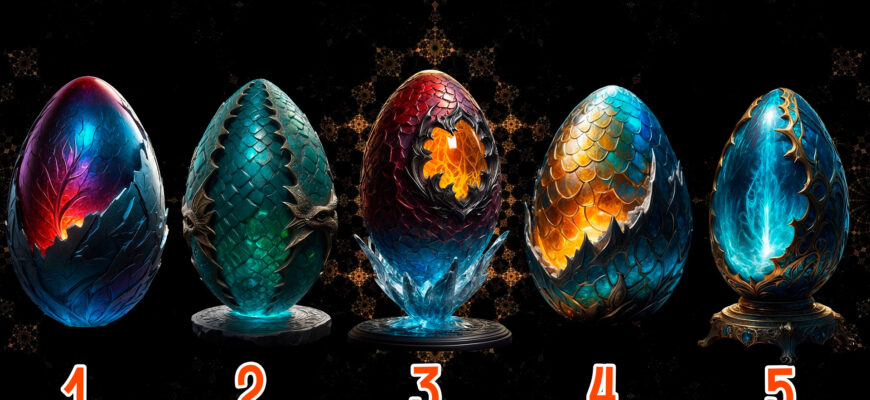 Тест! Выберите два волшебных Яйца Дракона! Оно подскажет тайны вашей судьбы!
